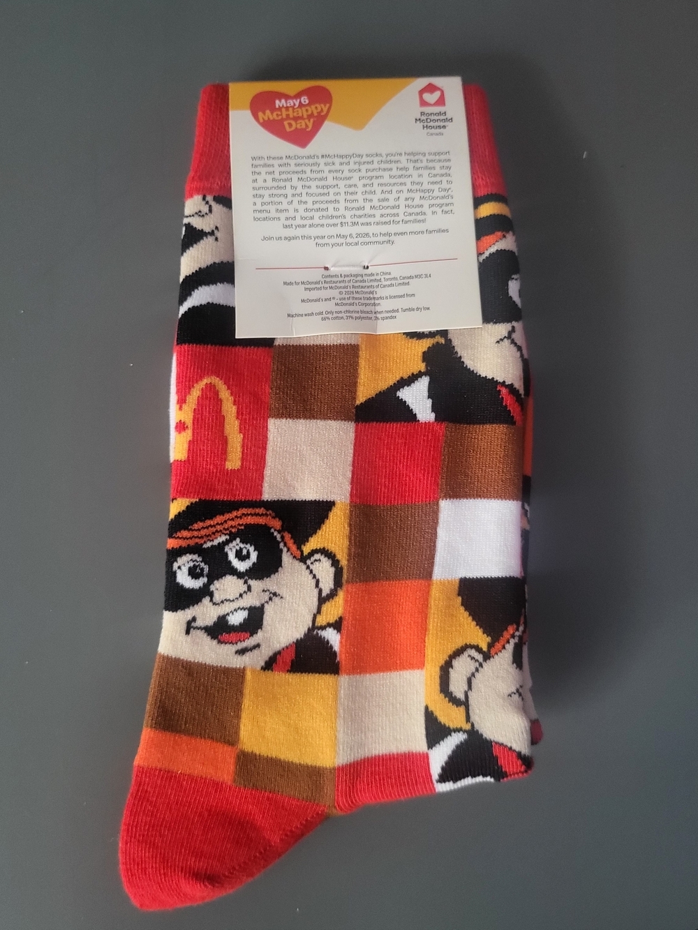 McDonald's Crew Socks - Hamburglar